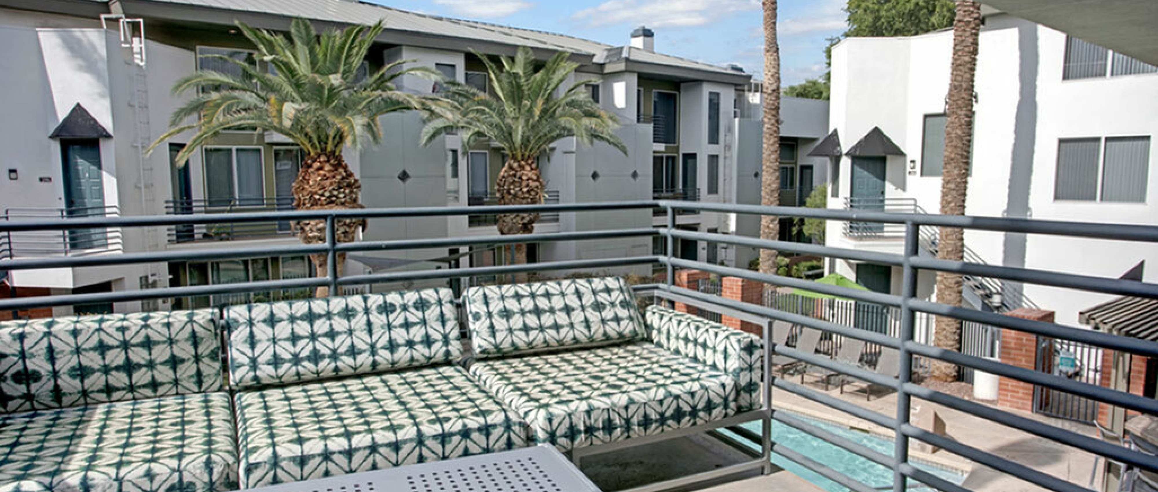 Pavilions on Central Pool area