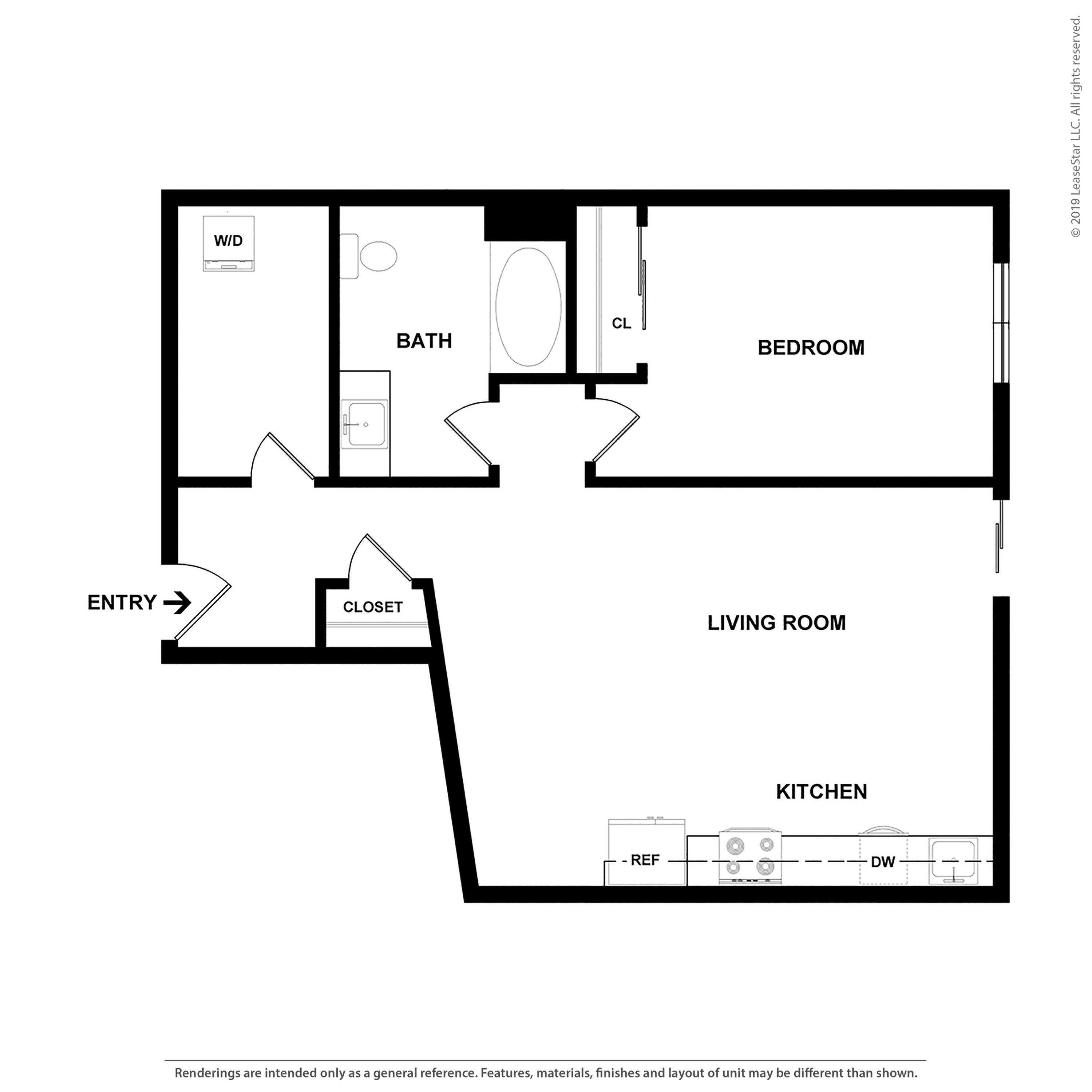 a15.1 1 Bed Apartment Sanctuary Apartments