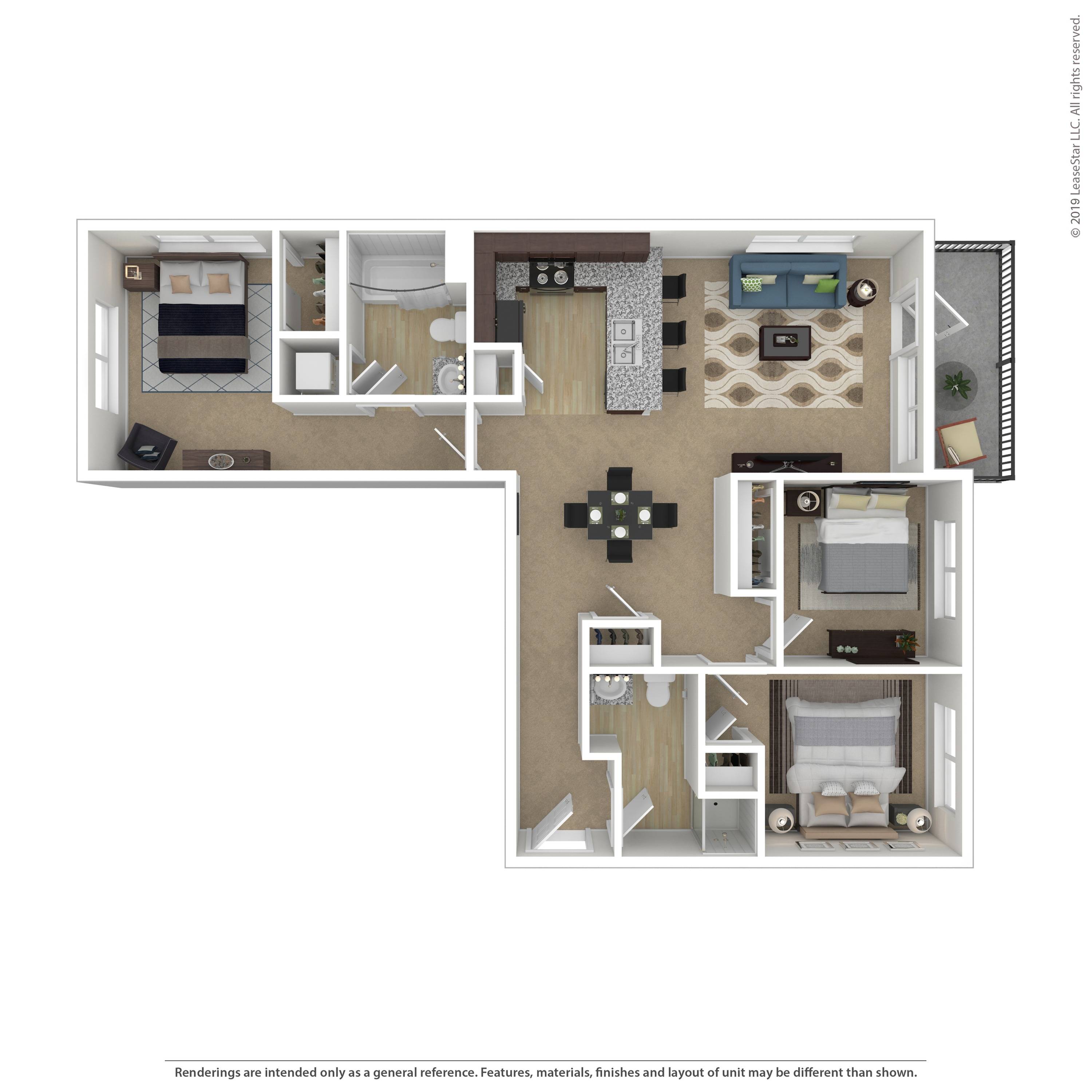 3 Bedroom Apartments In Beaverton Oregon Element 170