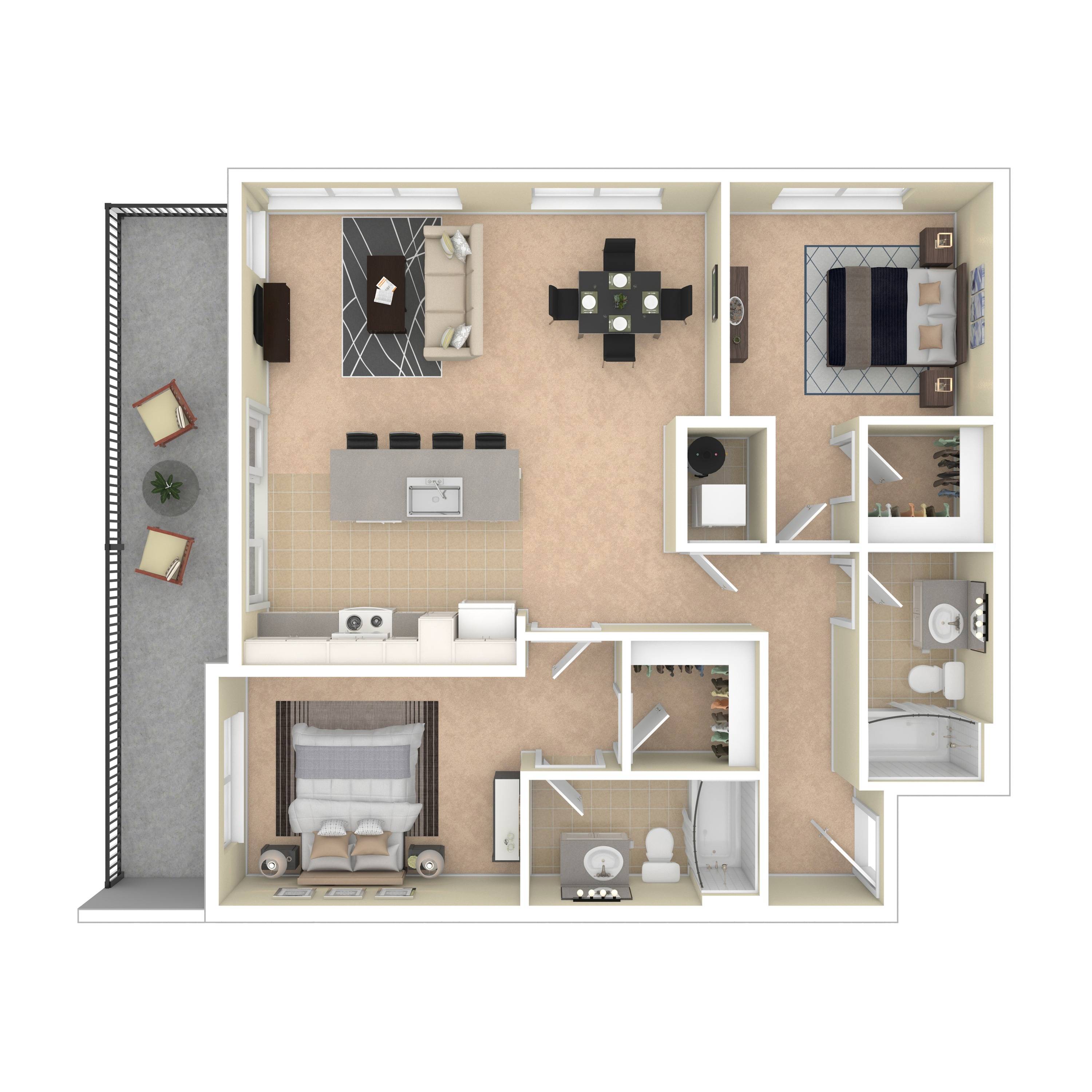 Floor Plans Midtown 64 Apartments In Kent Washington