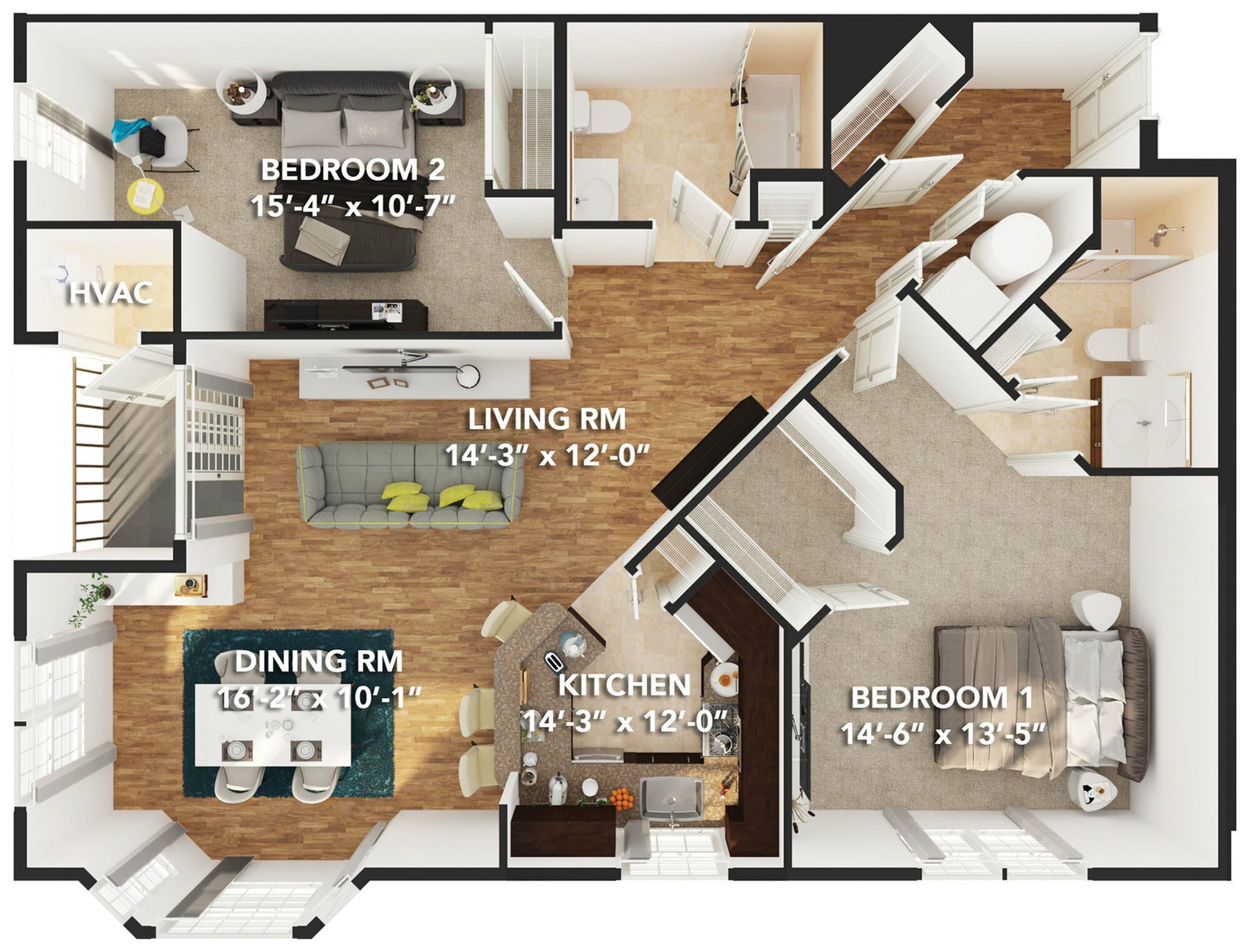 Camelot East Everly 2 Bed Apartment Camelot at Marlboro