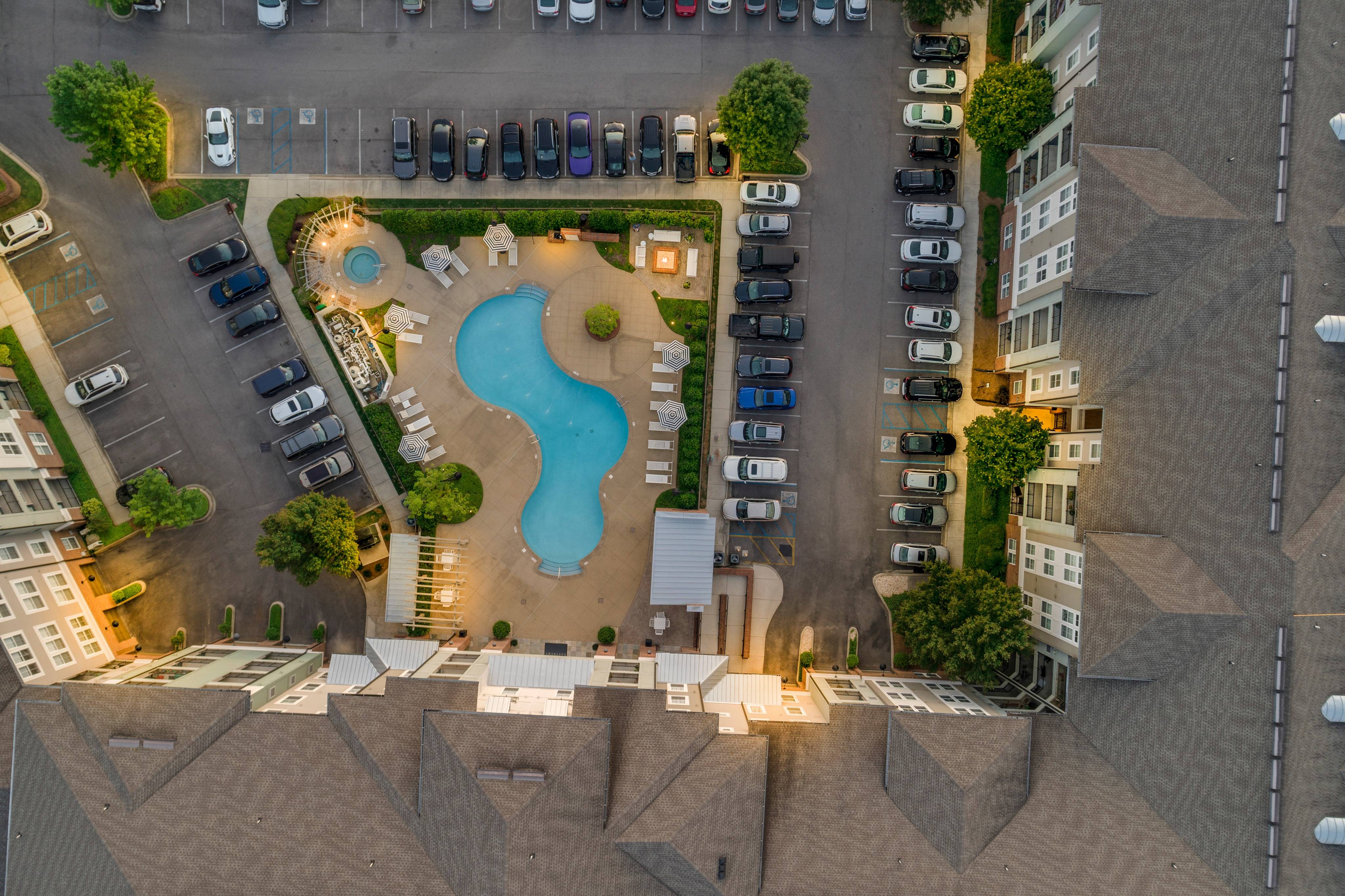 Aerial View Pool