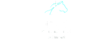 Elegant logo design featuring a stylized horse atop a sleek, modern rooftop, with bold text 'Churchill Downs' below, set against a striking black background.
