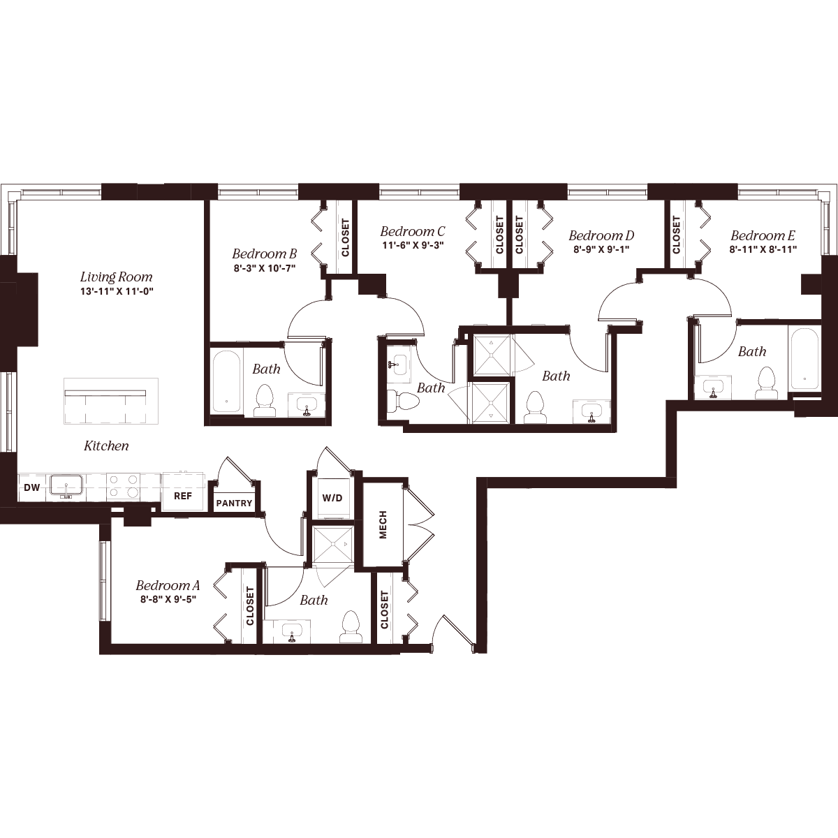 Floorplan image for The Graduate