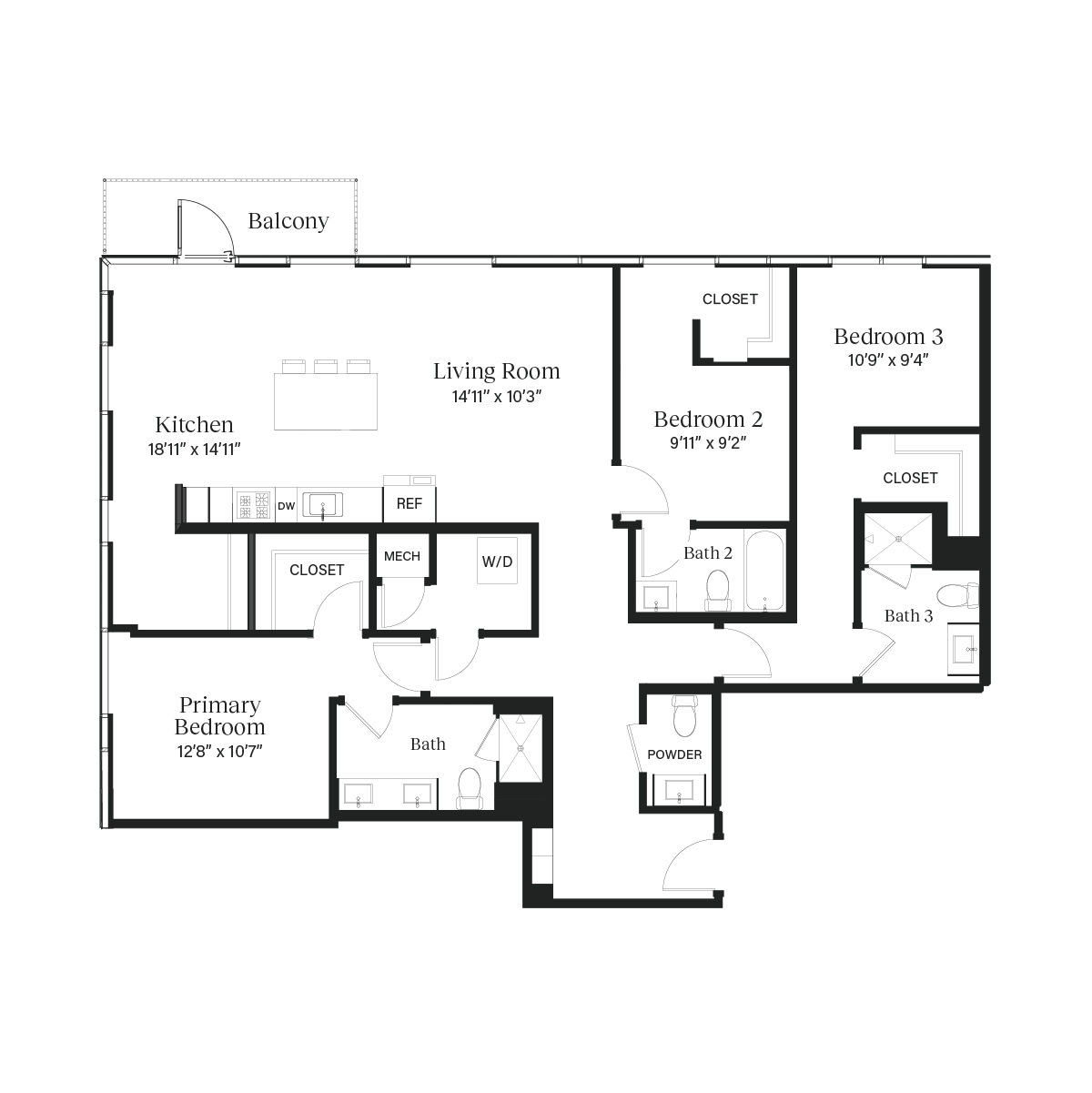 Floorplan image for The Butler