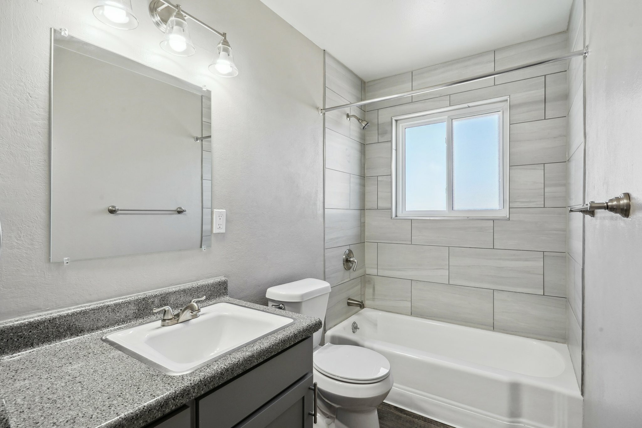 Renovated Bathroom with Vanity