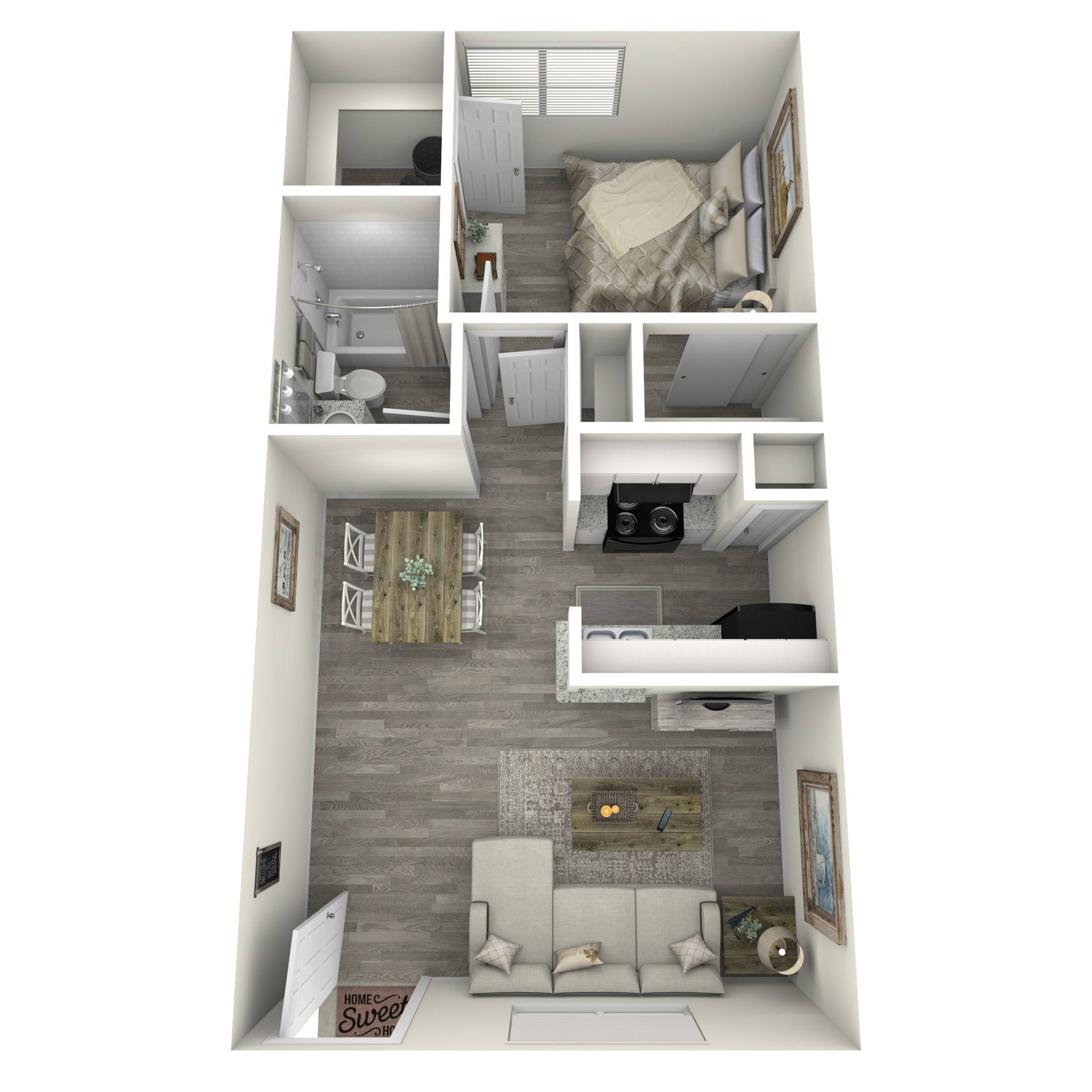 A2 1 Bed Apartment Tara Oaks