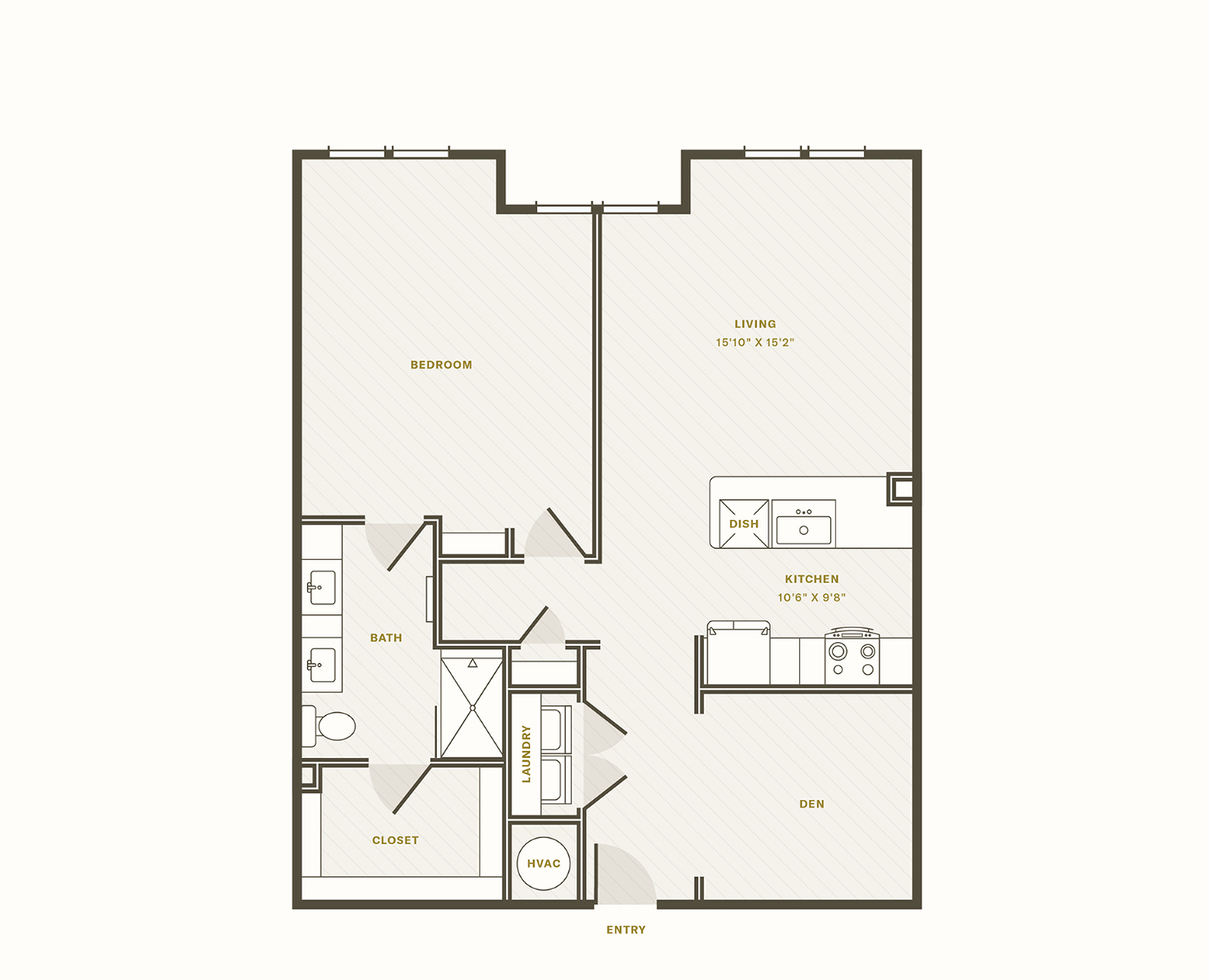 The Revival 1 Bed Apartment Morrison Yard