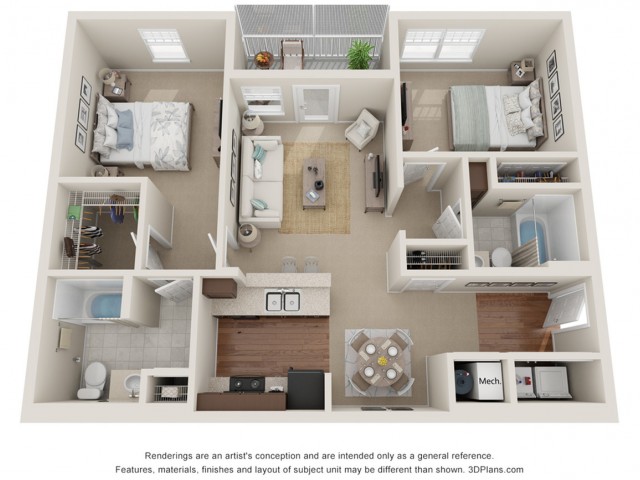 Two Bedroom | Two Bathroom