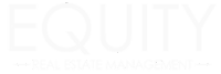 Equity Real Estate Management logo in bold white lettering, conveying trust and professionalism.