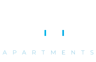 Modern logo for 202 Queen Apartments, showcasing sleek typography on a stylish dark background.