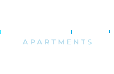 Sleek Plymouth Pointe Apartments logo with modern typography and subtle blue accents.