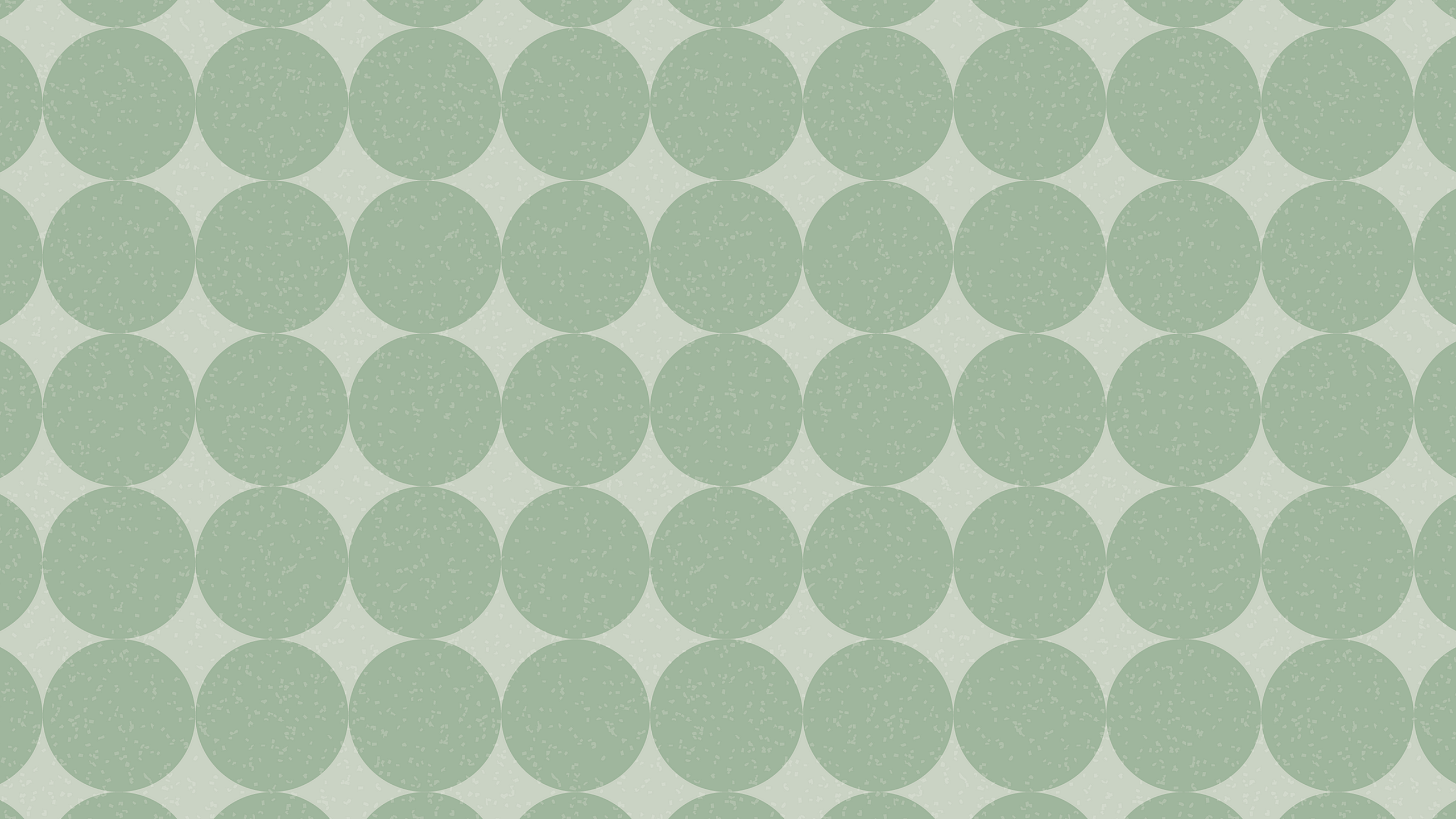 Chic green geometric pattern featuring interlocking circles with a modern retro vibe.