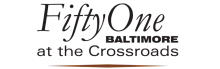 FiftyOne Baltimore logo, showcasing modern and sophisticated branding at the Crossroads.