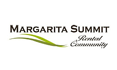 Margarita Summit Rental Community logo with elegant green accents.