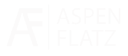 Aspen Flatz logo featuring elegant modern design elements.