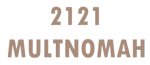 2121 Multnomah Text Logo