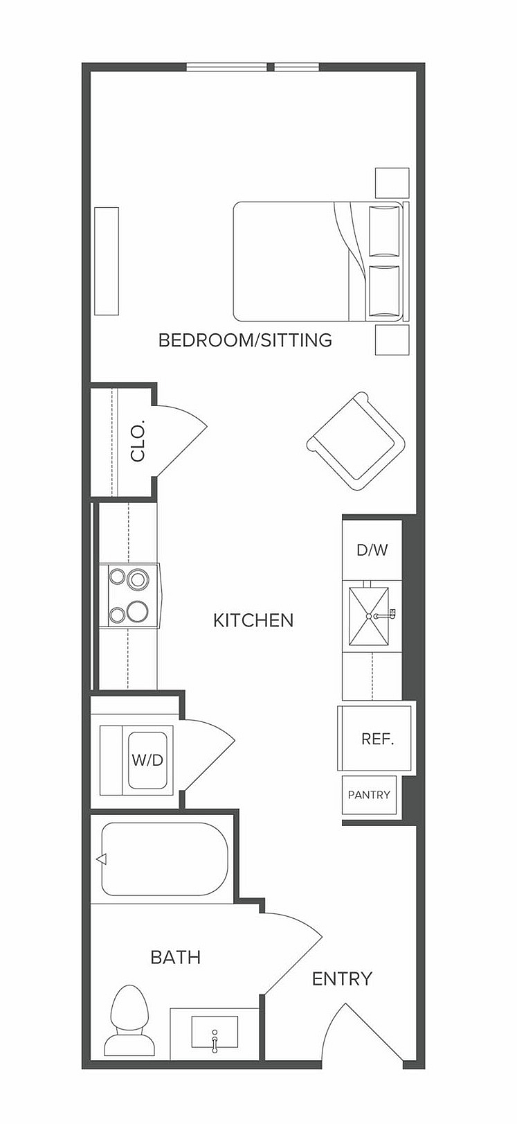 Floor plan layout diagram for S2.P8