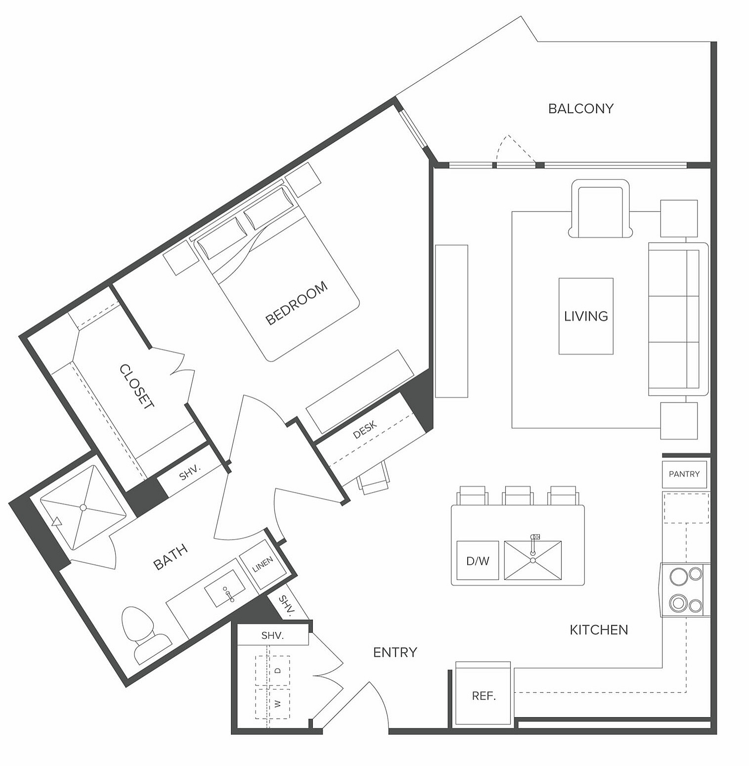 Floor plan layout diagram for A0