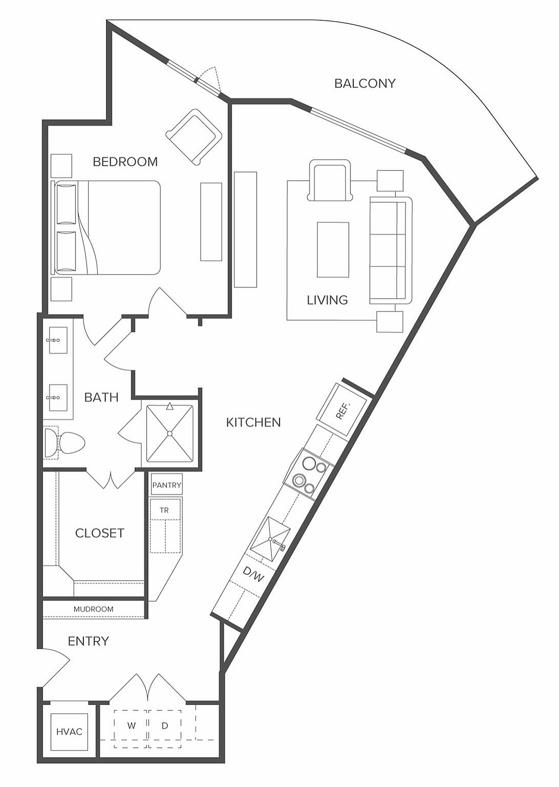 Floor plan layout diagram for A11