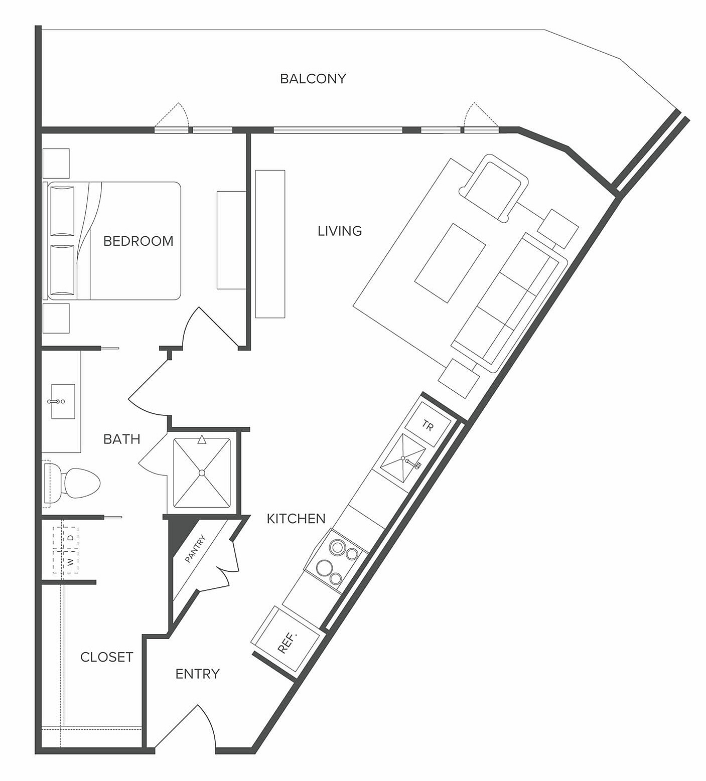 Floor plan layout diagram for A2