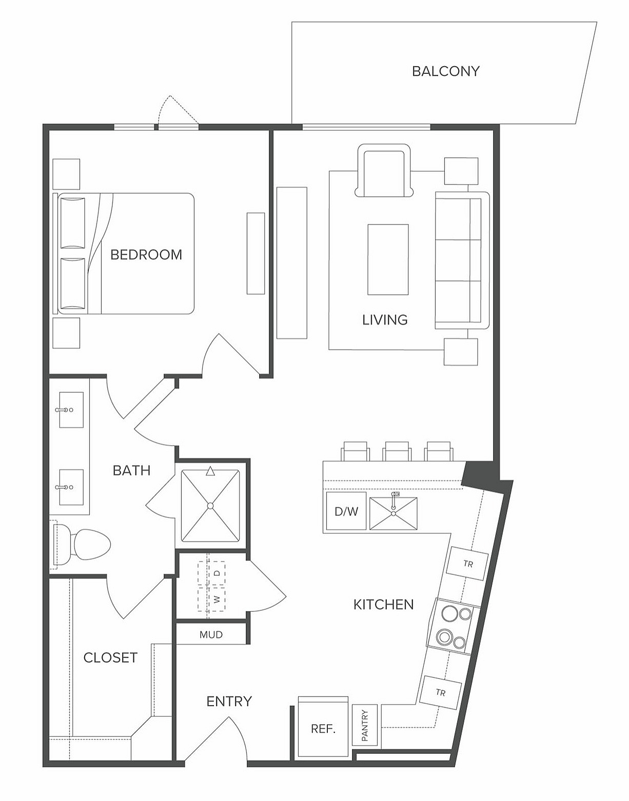 Floor plan layout diagram for A5
