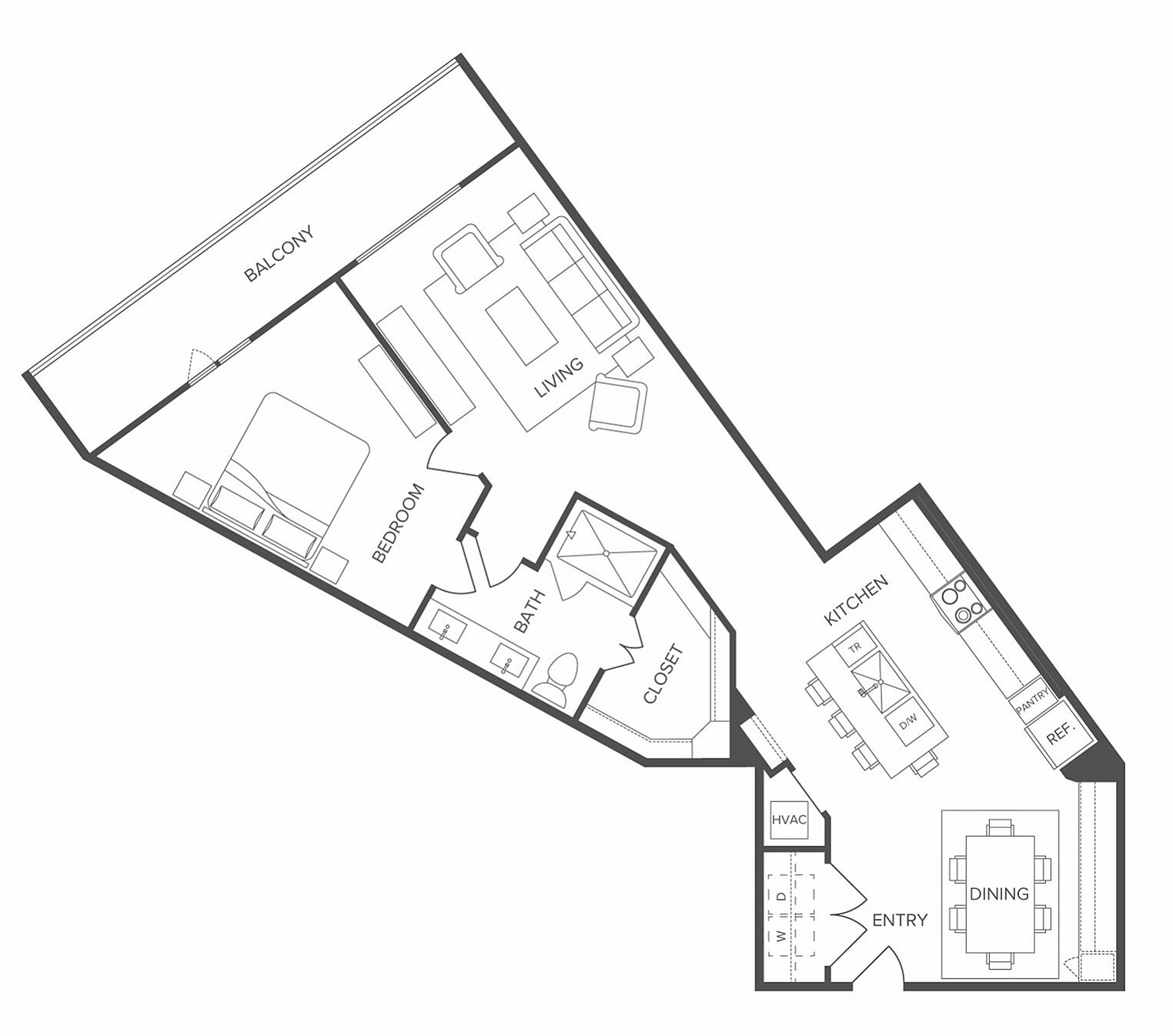 Floor plan layout diagram for A7
