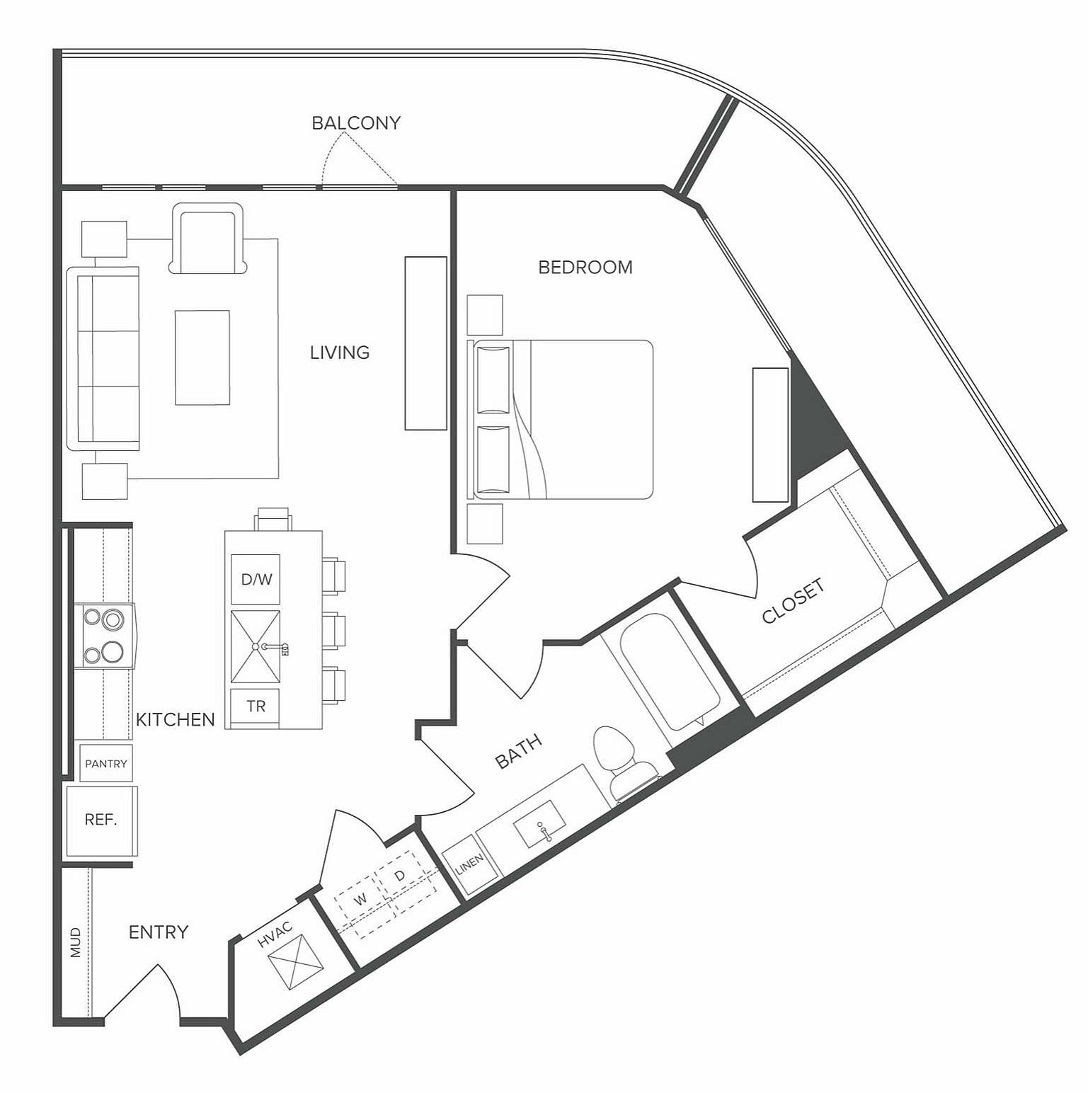 Floor plan layout diagram for A8