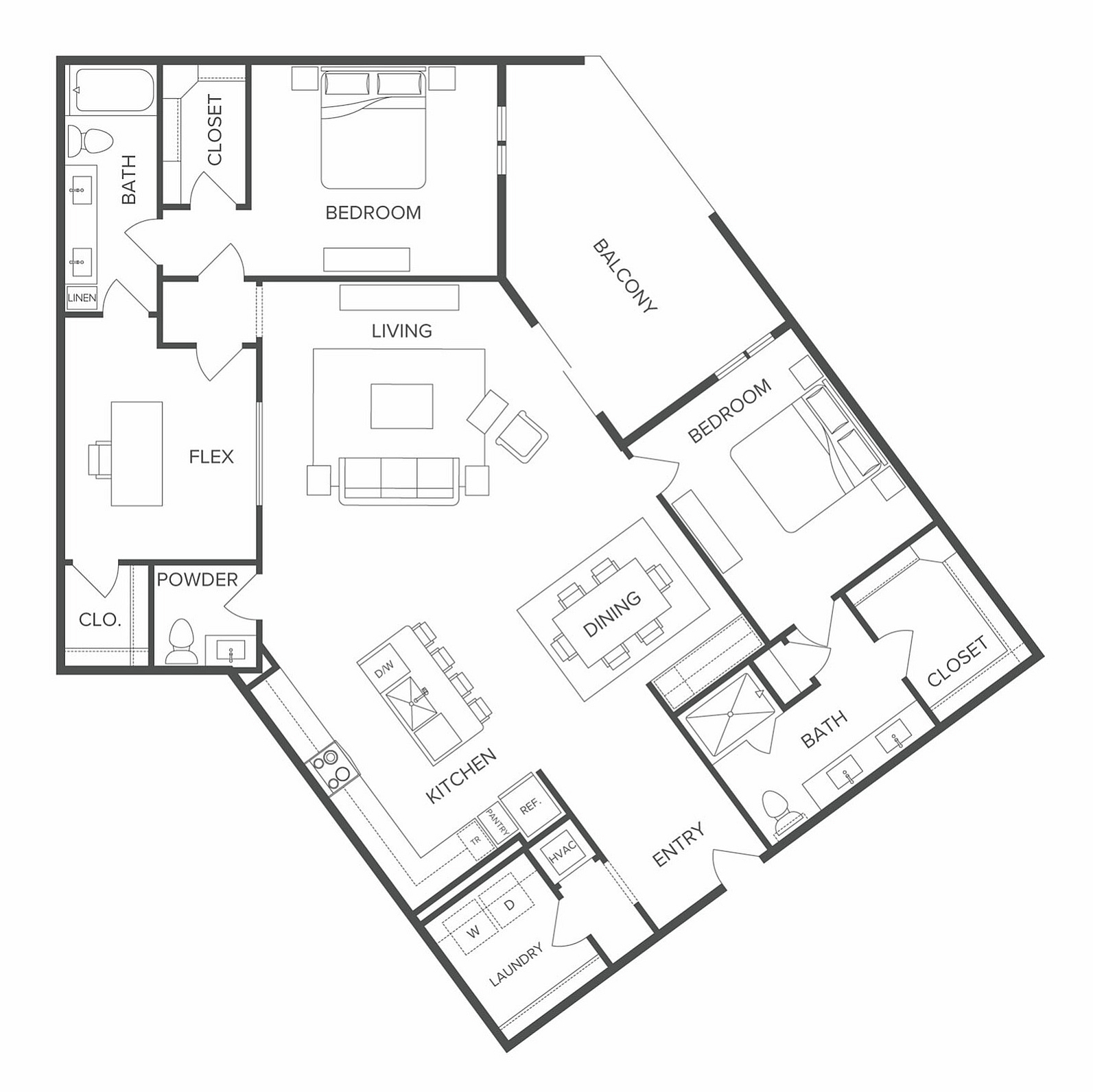 Floor plan layout diagram for B9