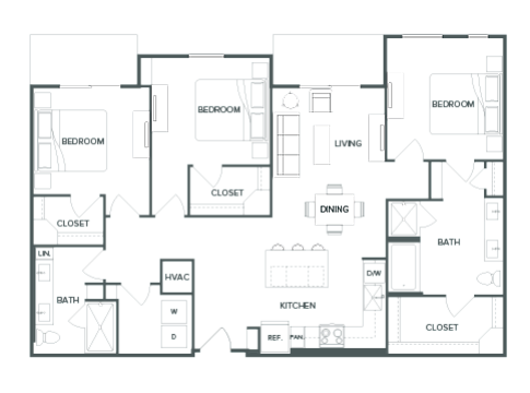 Floor plan layout diagram for C2.2