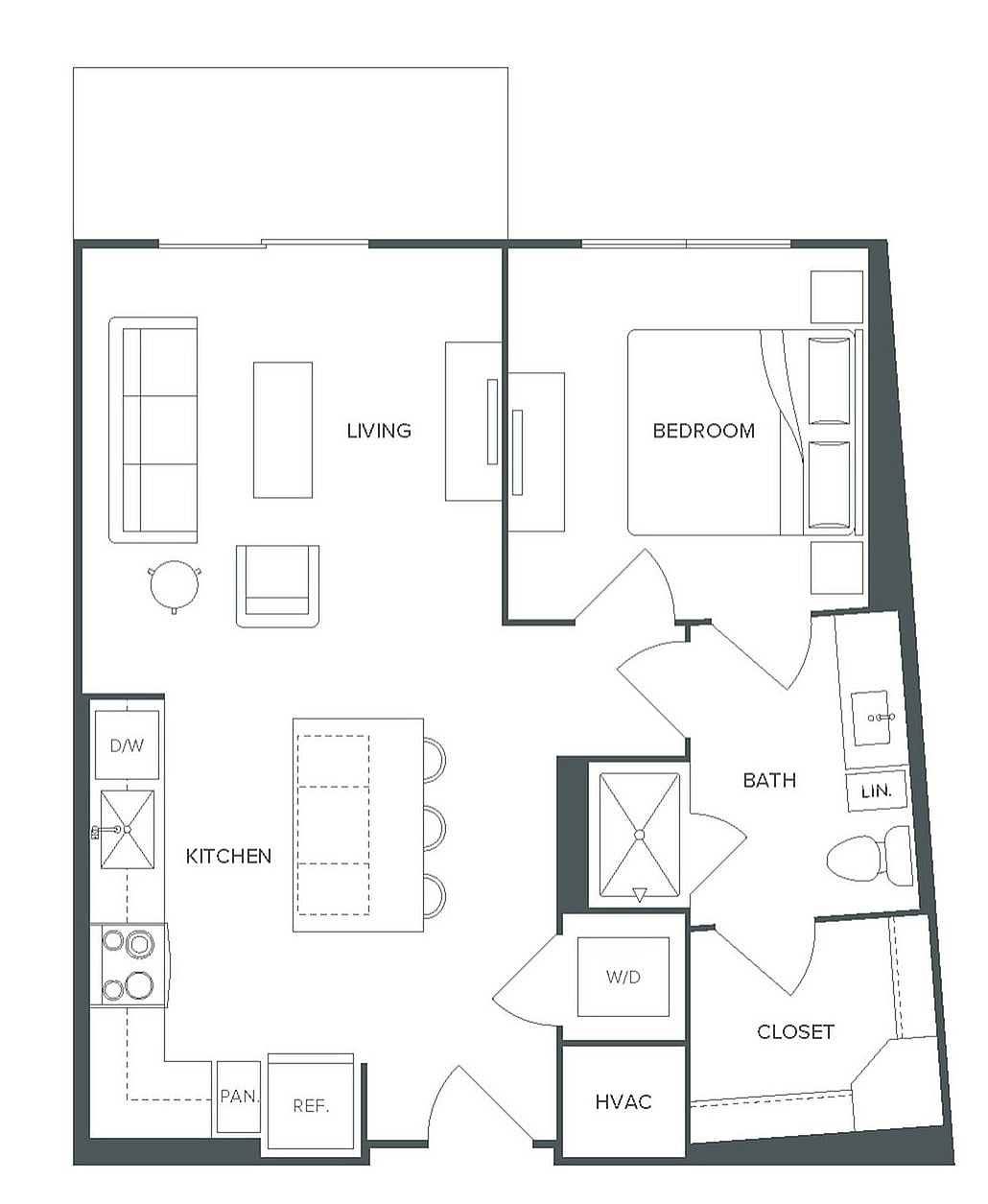 Floor plan layout diagram for A2