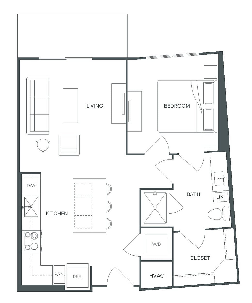 Floor plan layout diagram for A2.2