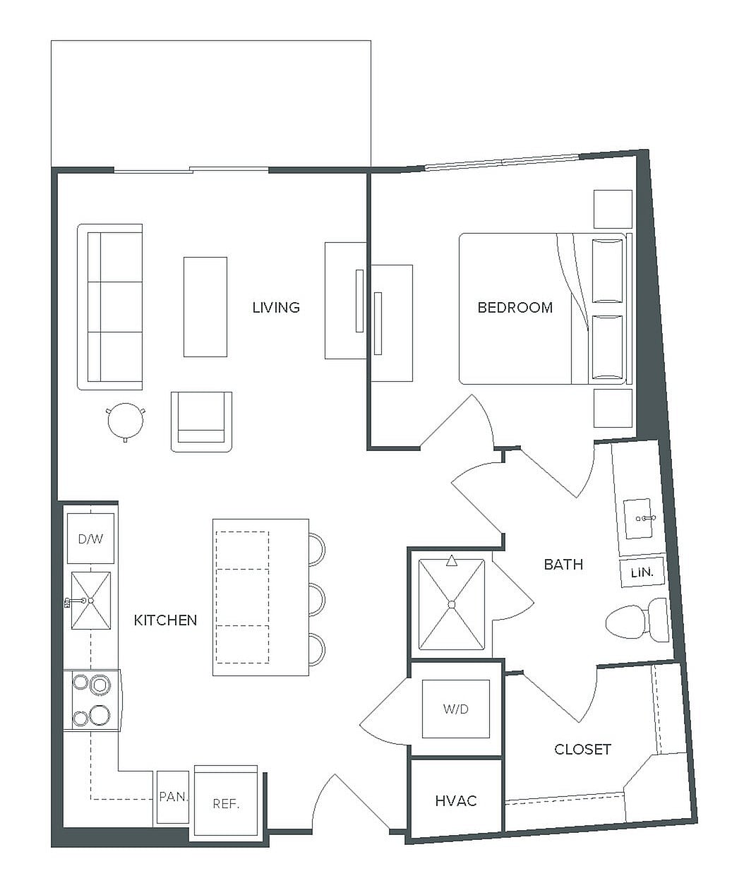 Floor plan layout diagram for A2.2WF