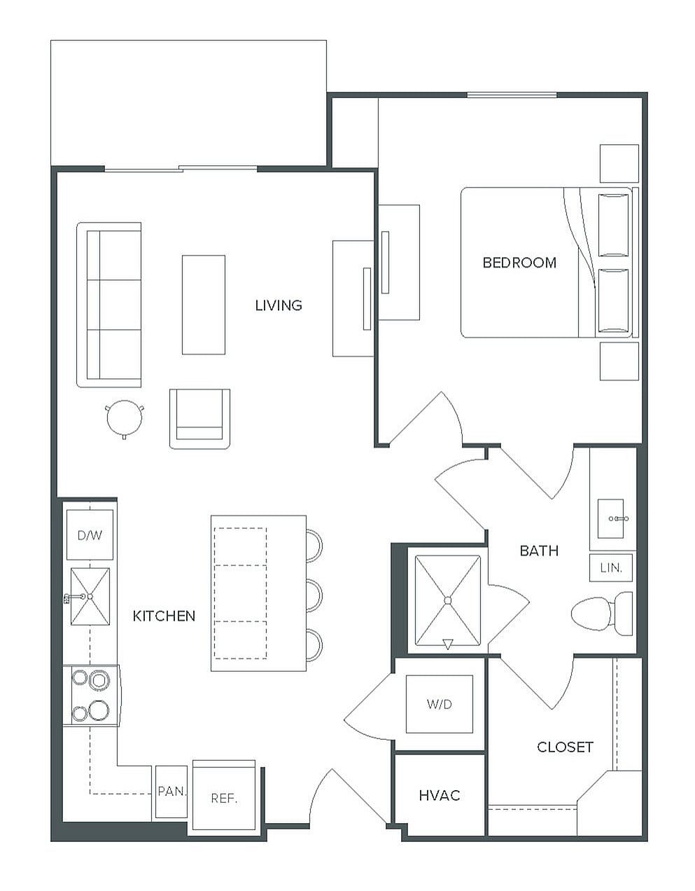 Floor plan layout diagram for A3