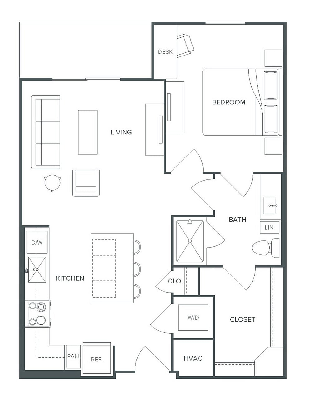 Floor plan layout diagram for A5