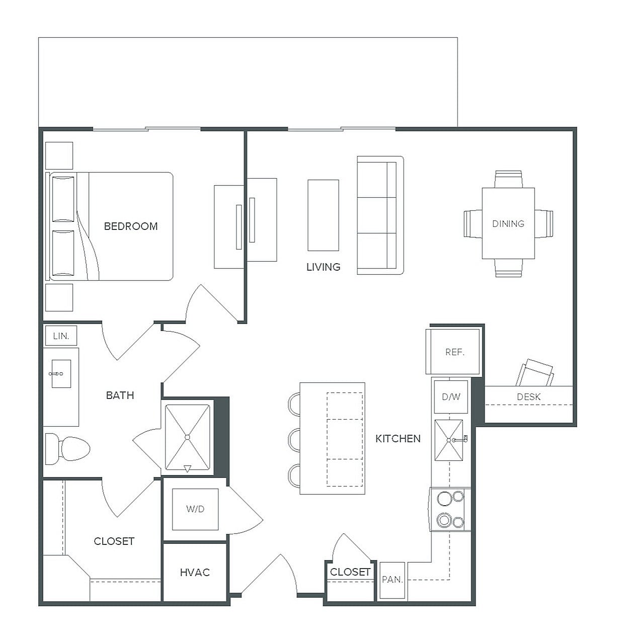 Floor plan layout diagram for A8