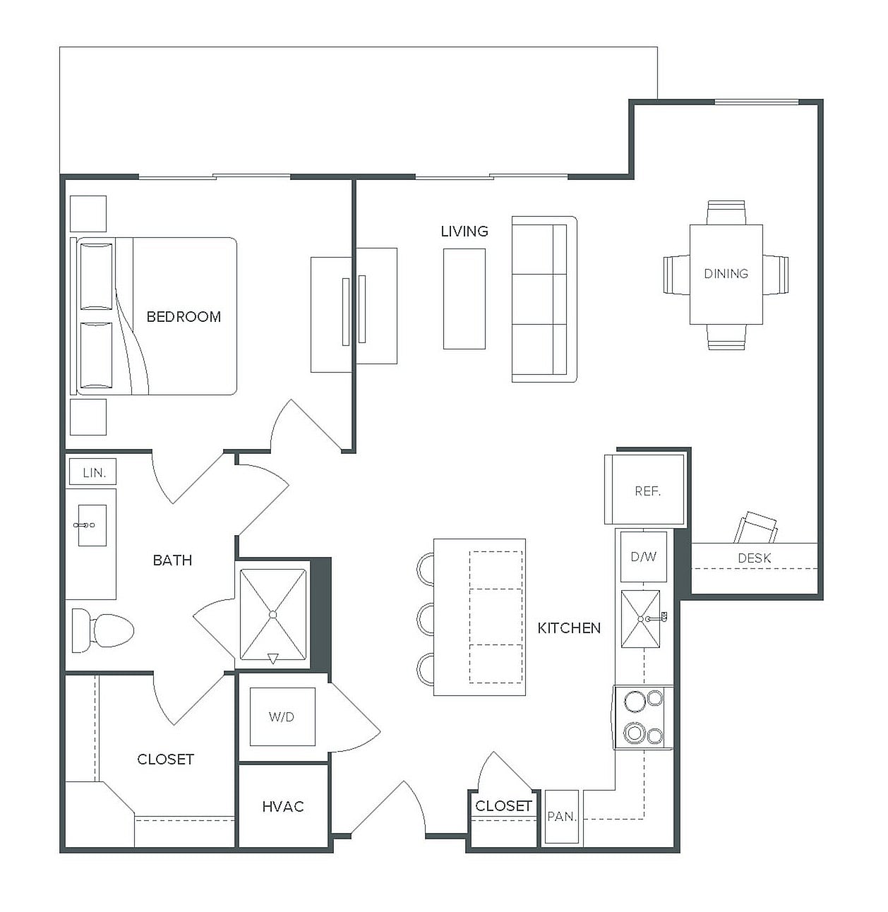 Floor plan layout diagram for A8.3