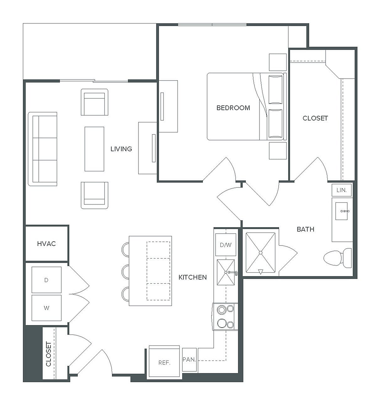 Floor plan layout diagram for A10