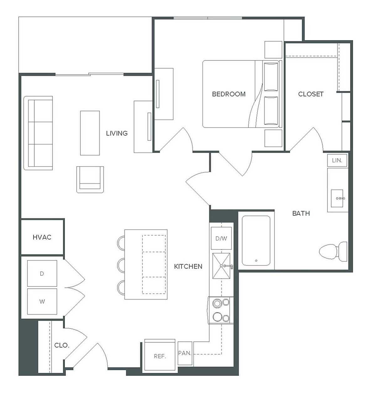 Floor plan layout diagram for A10 HC