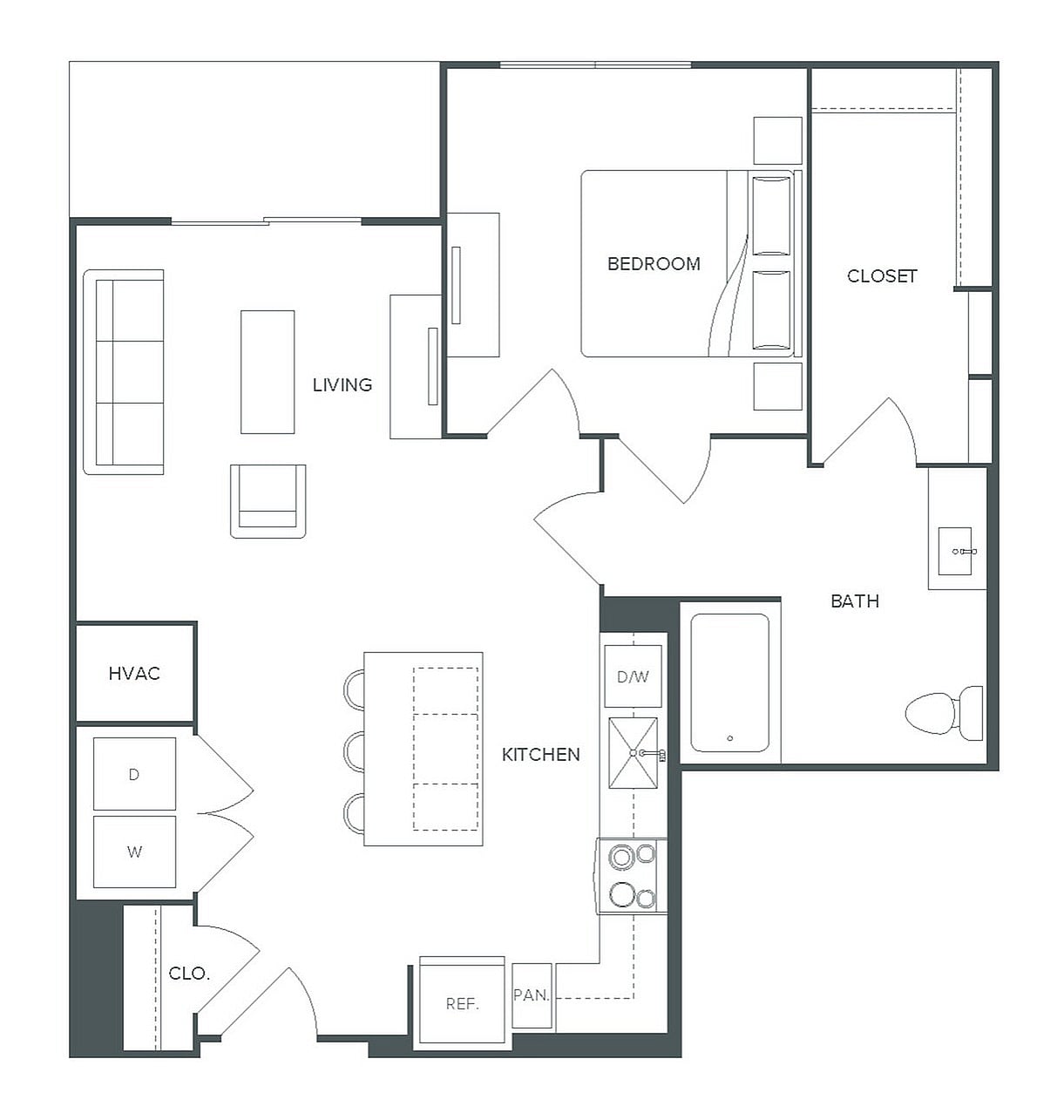 Floor plan layout diagram for A10.2 HC