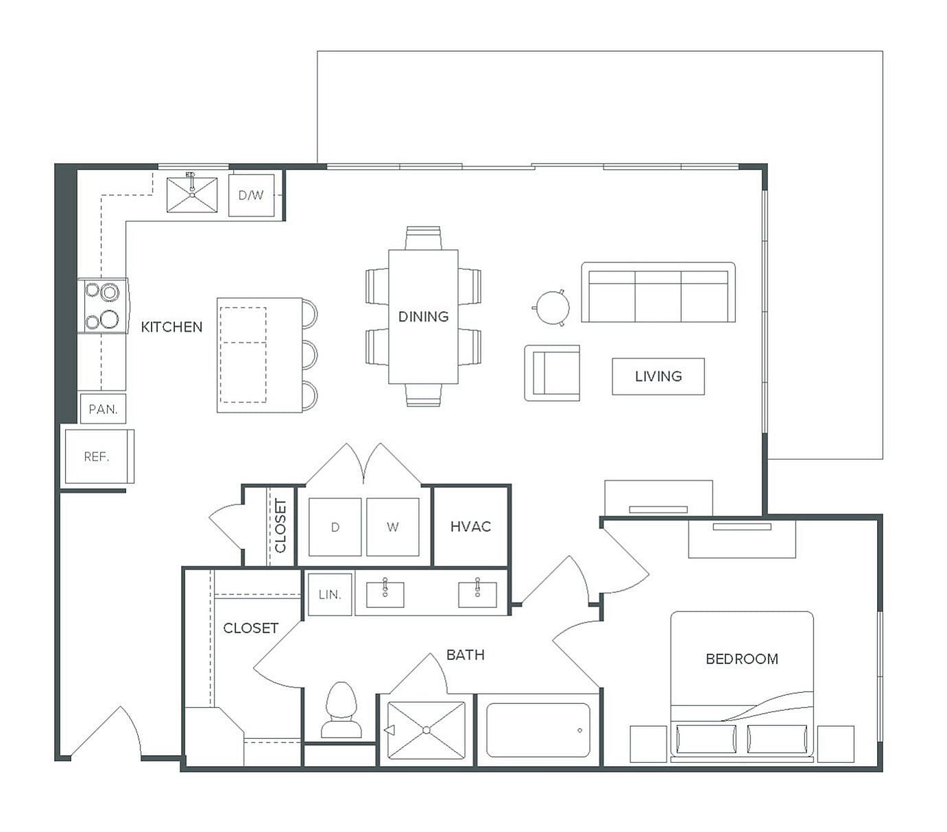 Floor plan layout diagram for A11