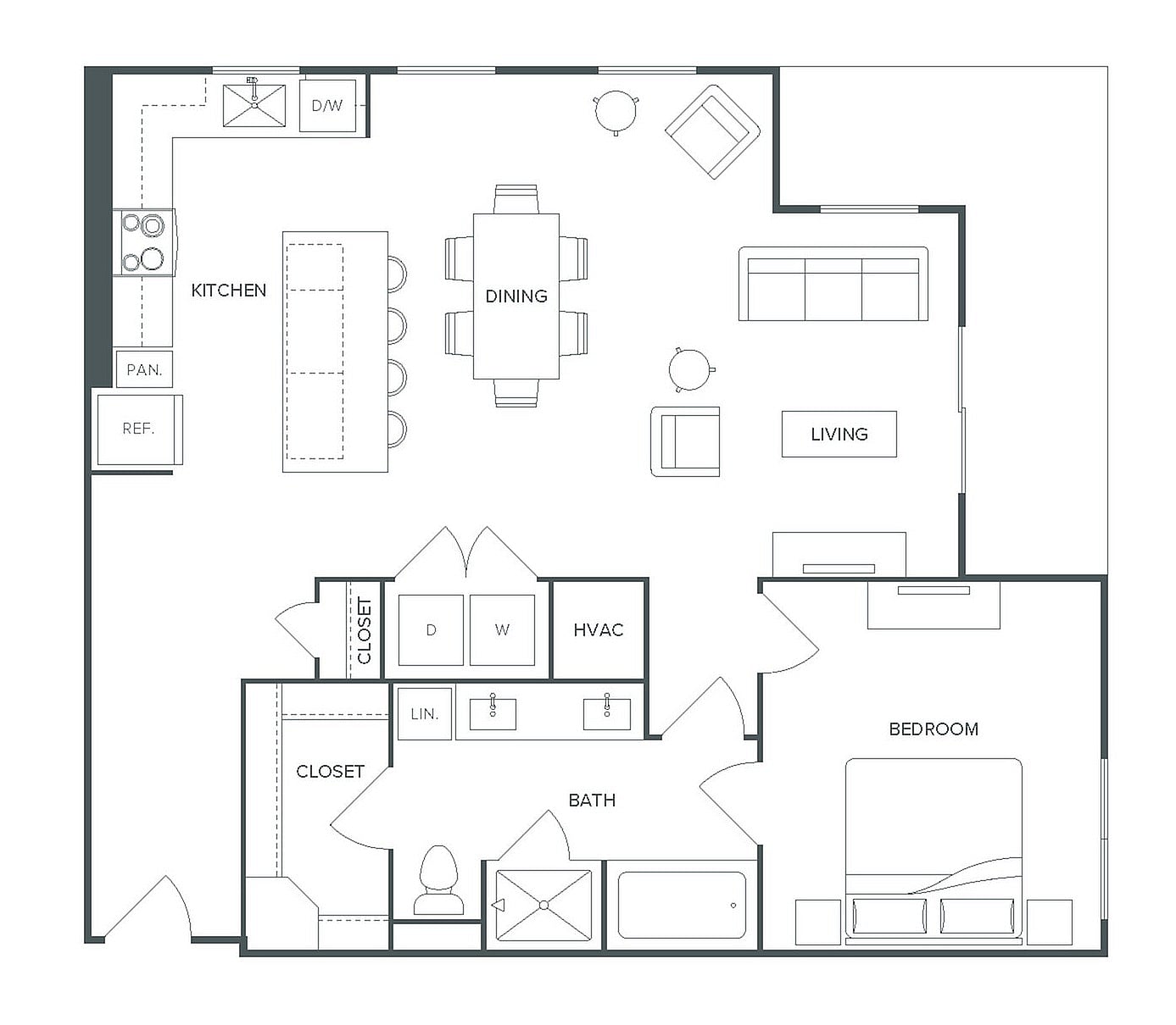 Floor plan layout diagram for A13