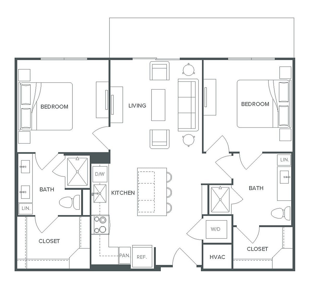 Floor plan layout diagram for B1