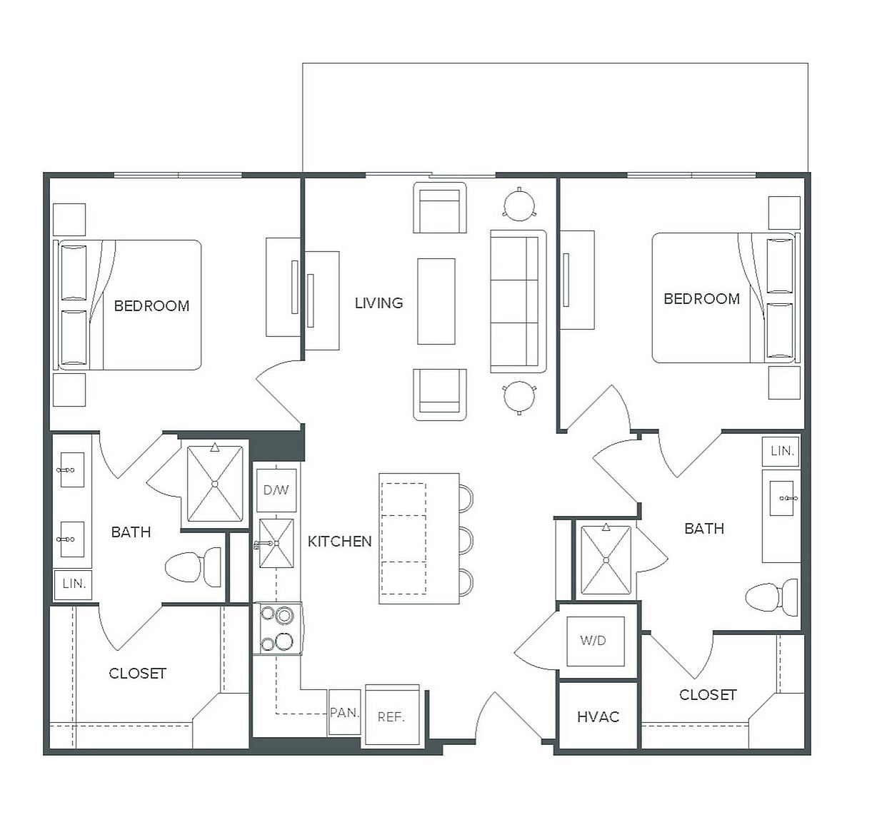 Floor plan layout diagram for B1.WF