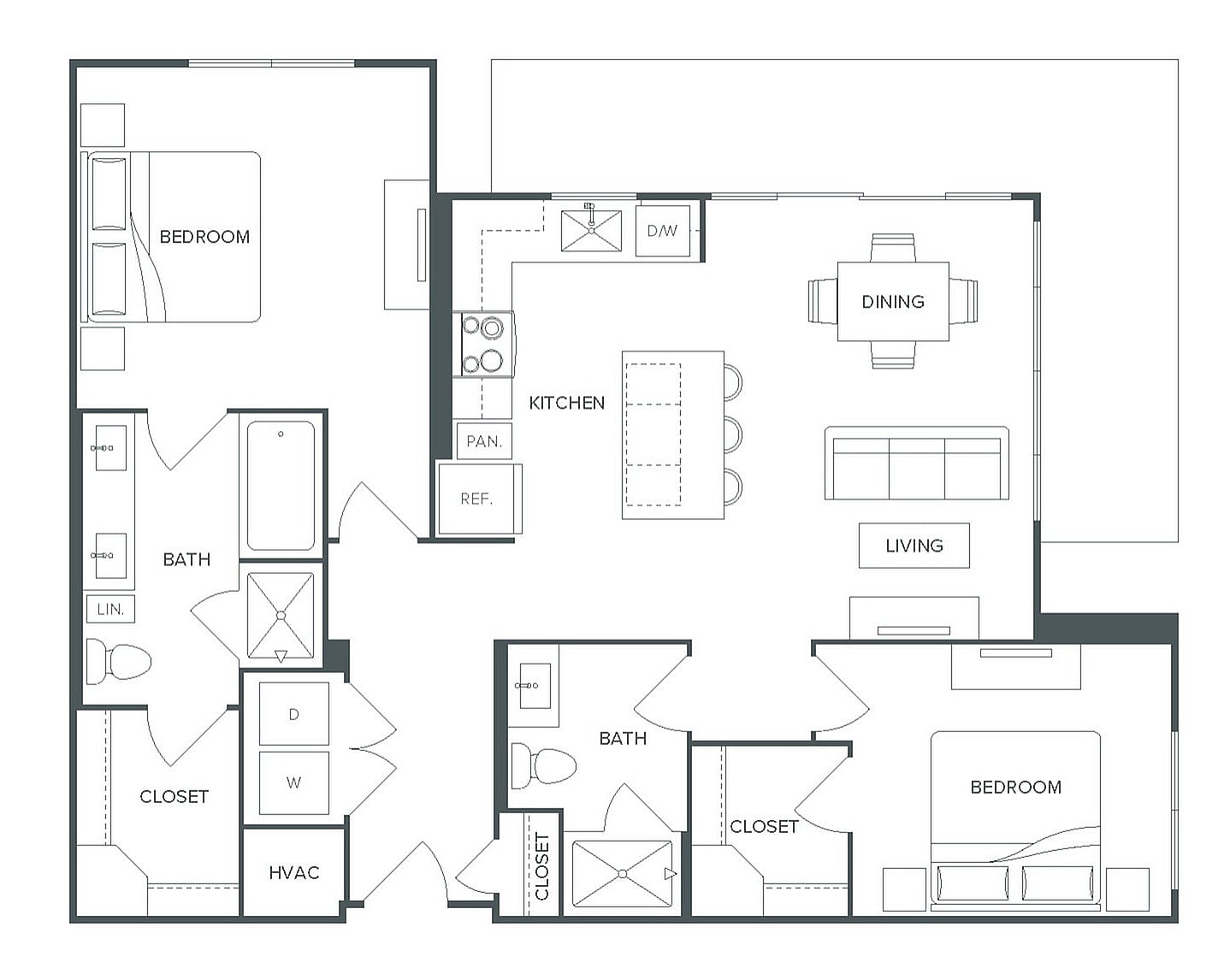 Floor plan layout diagram for B3.2