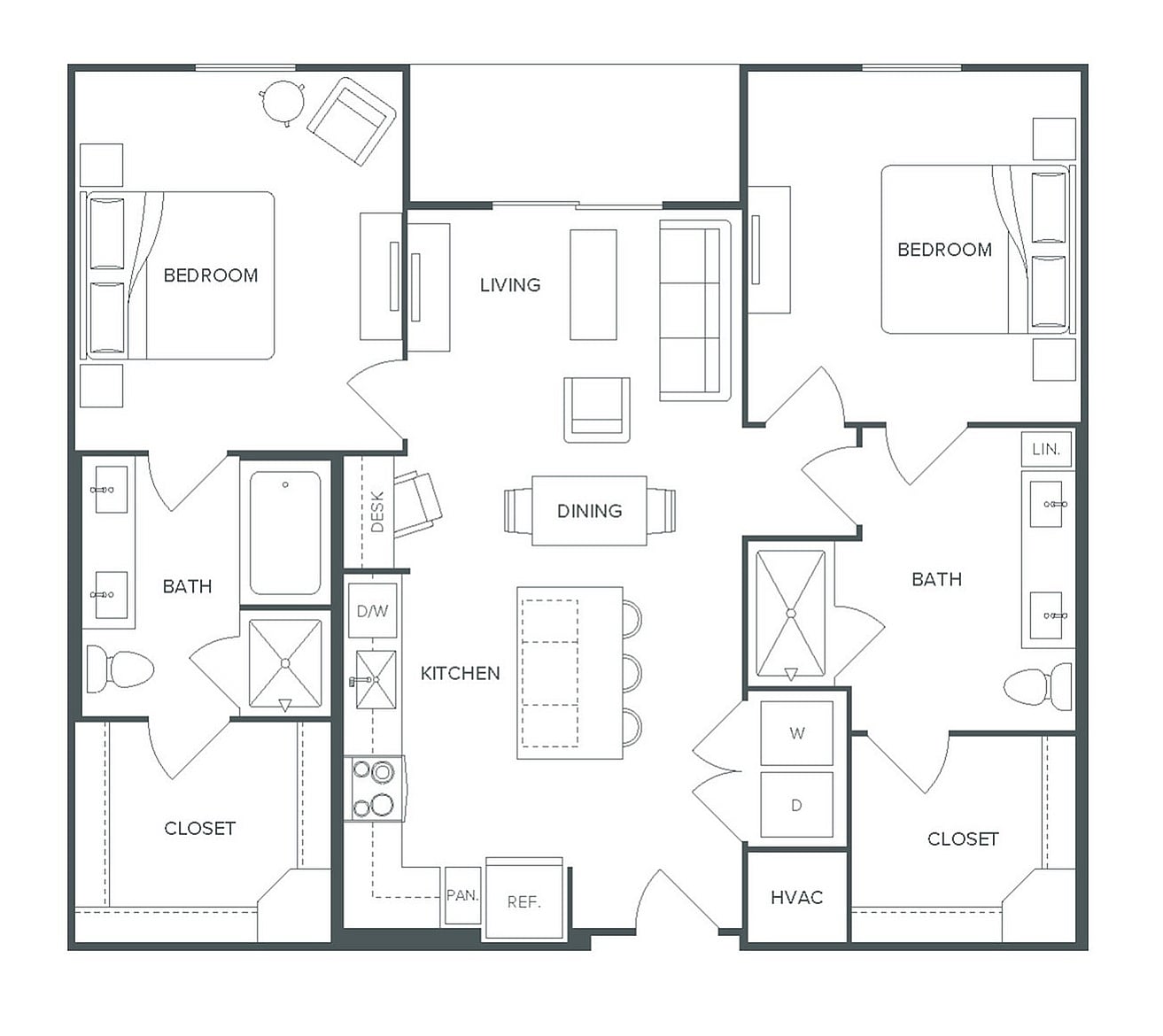 Floor plan layout diagram for B5.WF