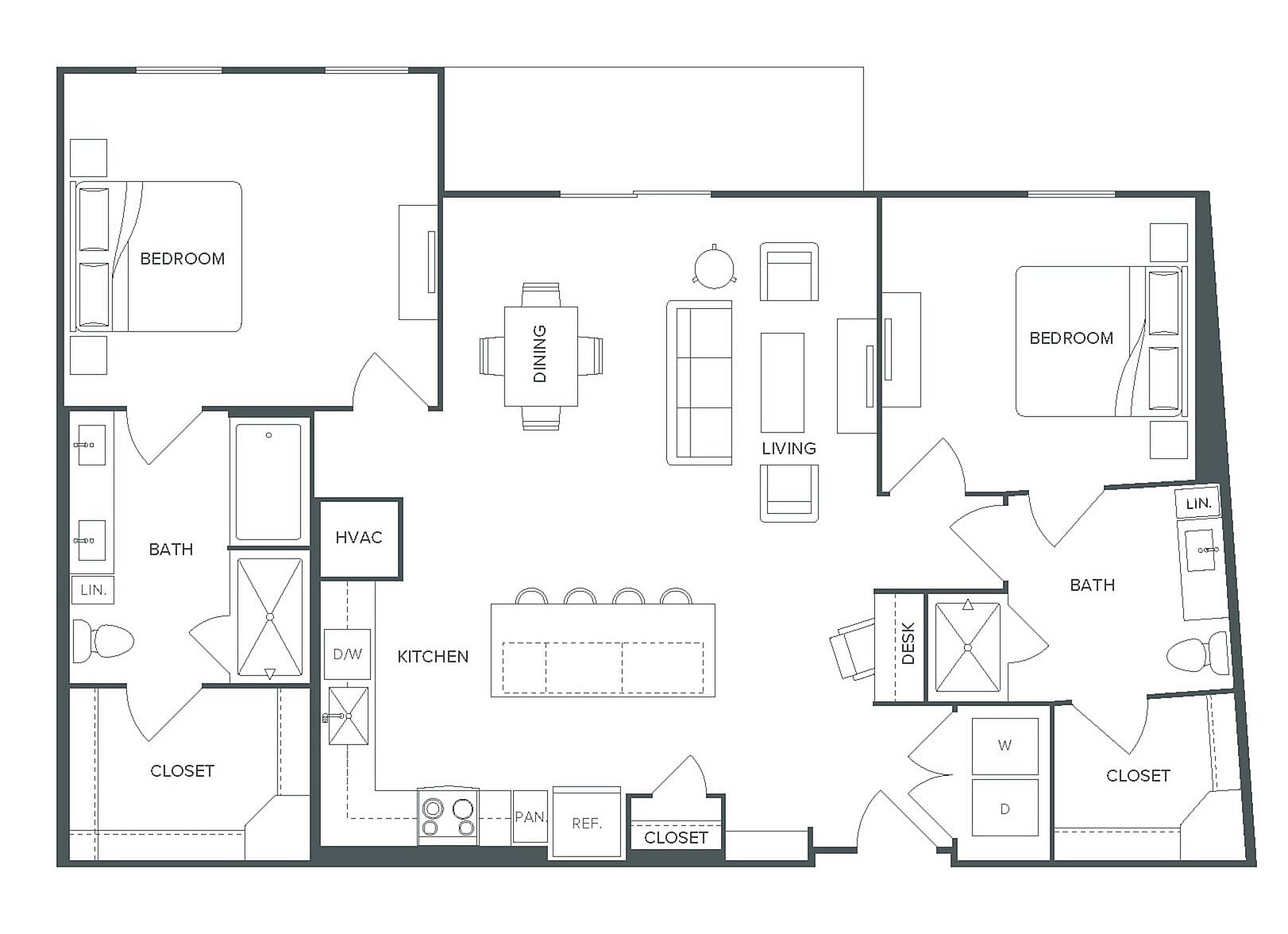 Floor plan layout diagram for B10