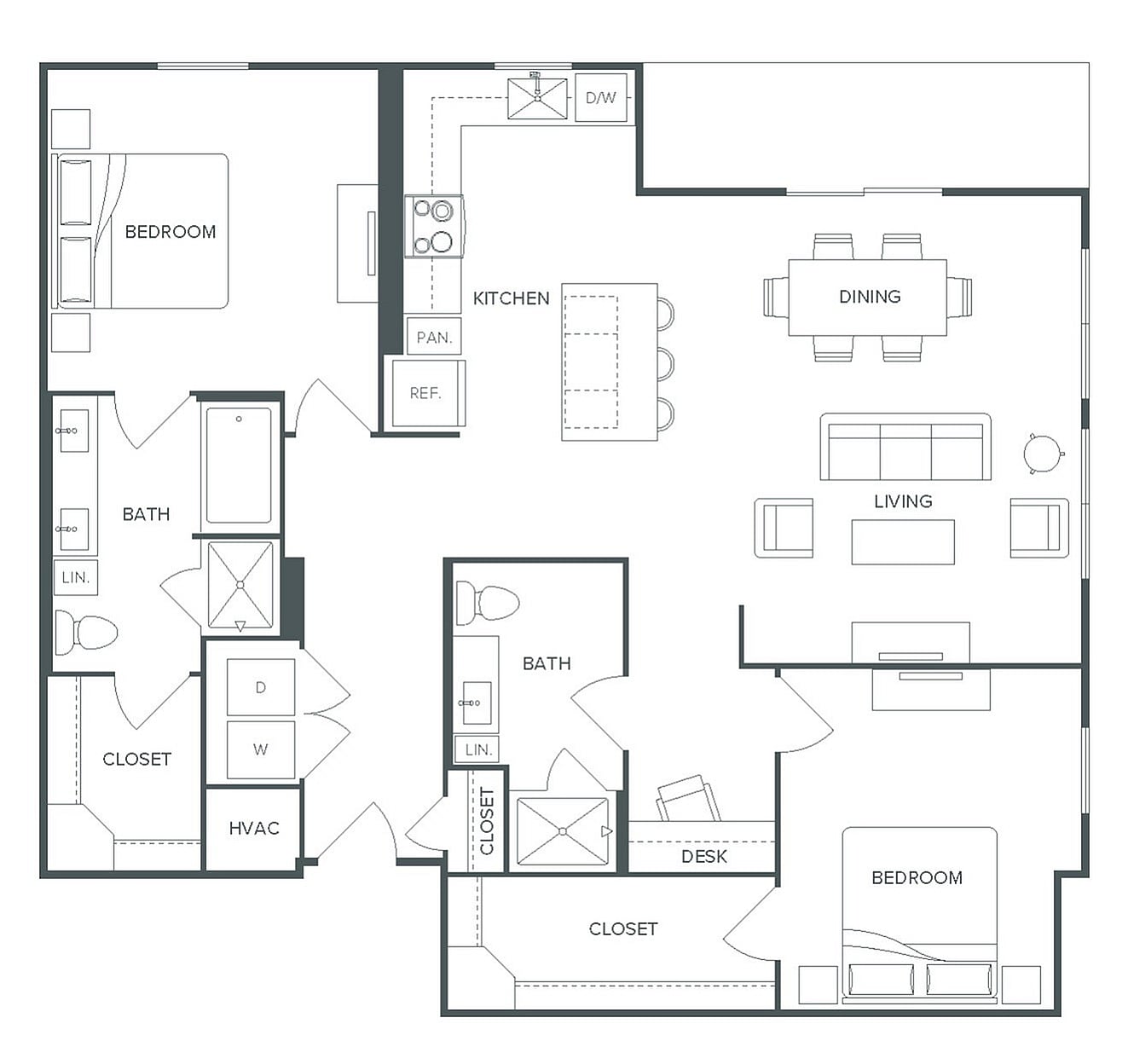 Floor plan layout diagram for B11