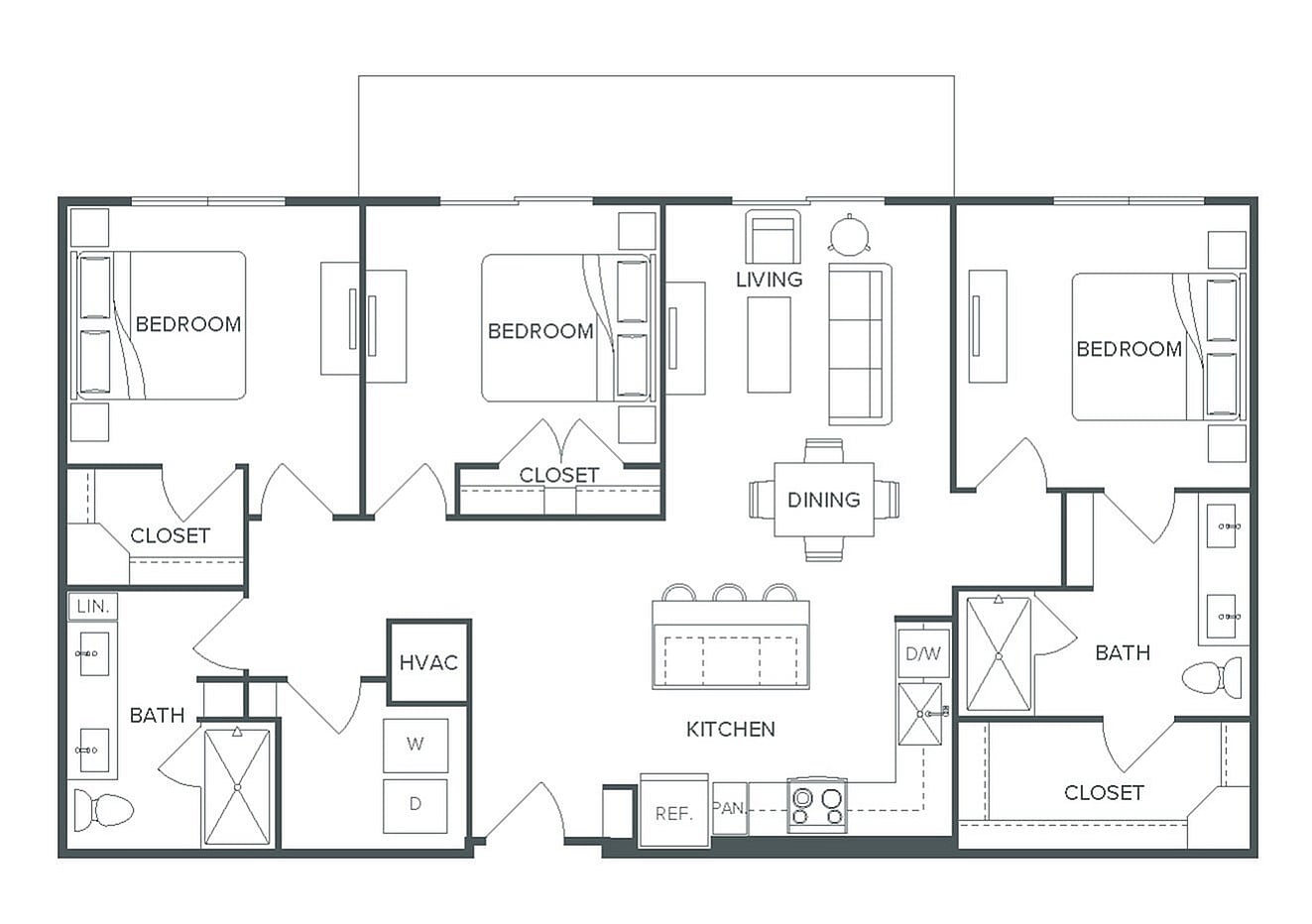 Floor plan layout diagram for C1.WF