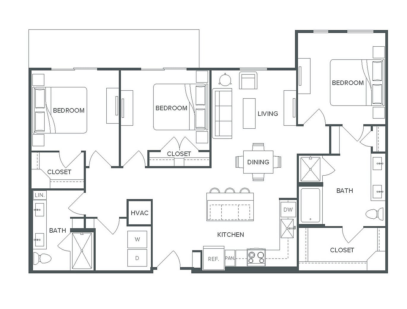 Floor plan layout diagram for C2